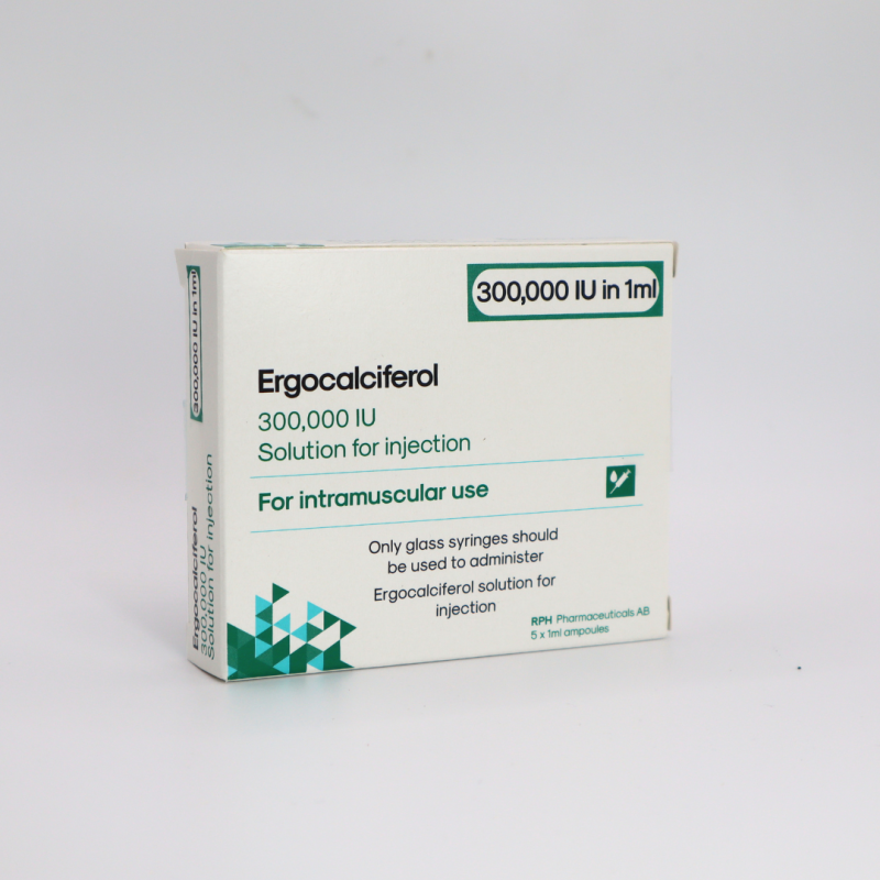 Vitamin D (Ergocalciferol 300,000 iu) 5 amps