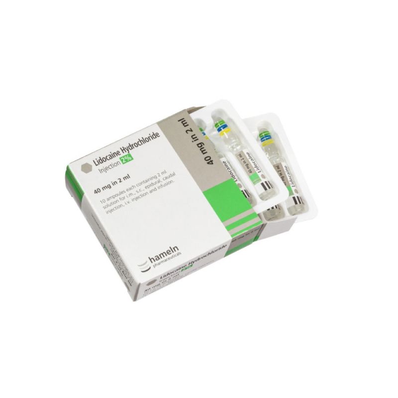 Lidocaine Hydrochloride 2% 2ml vials