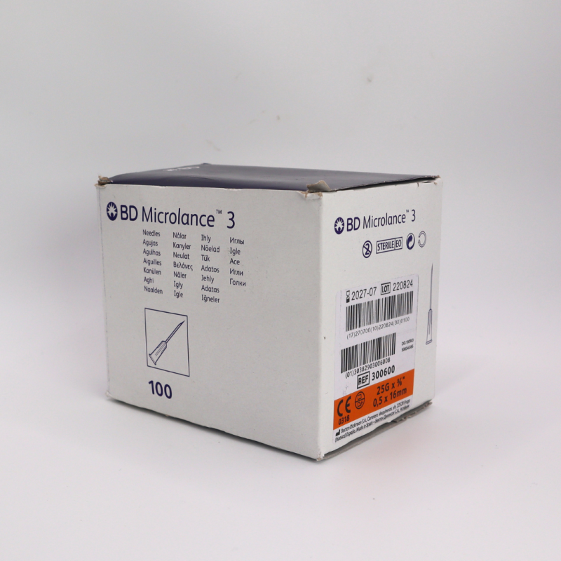 BD Microlance 3 Needles Orange 25g x 5/8