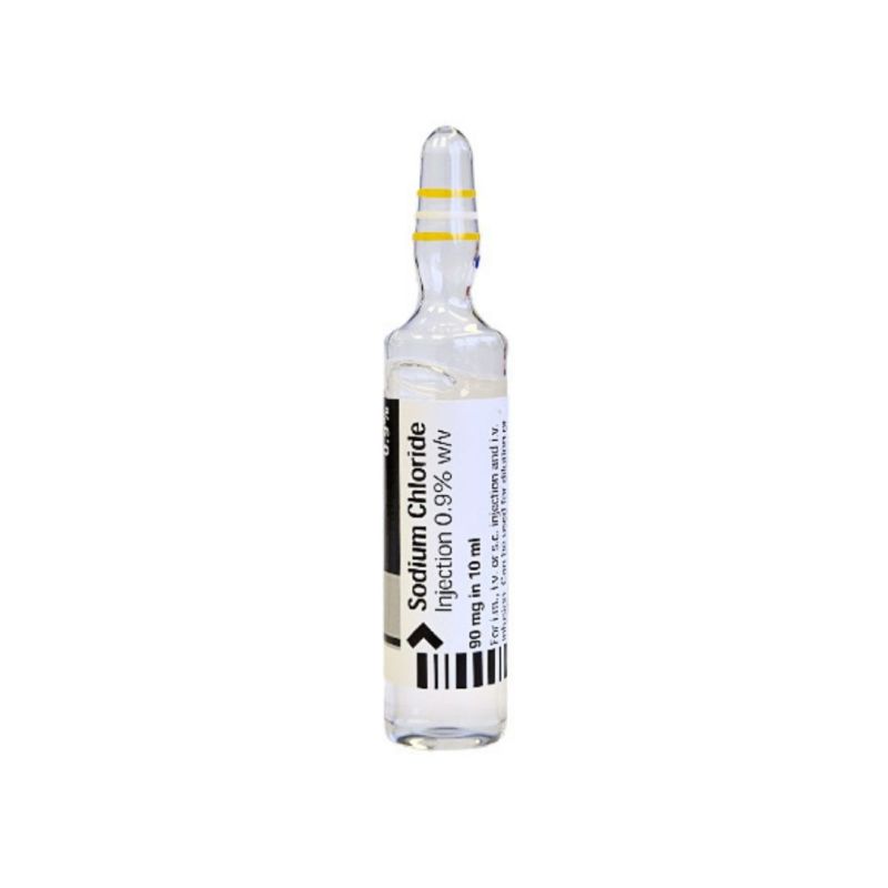 Sodium chloride 0.9% (10x 10ml vials)